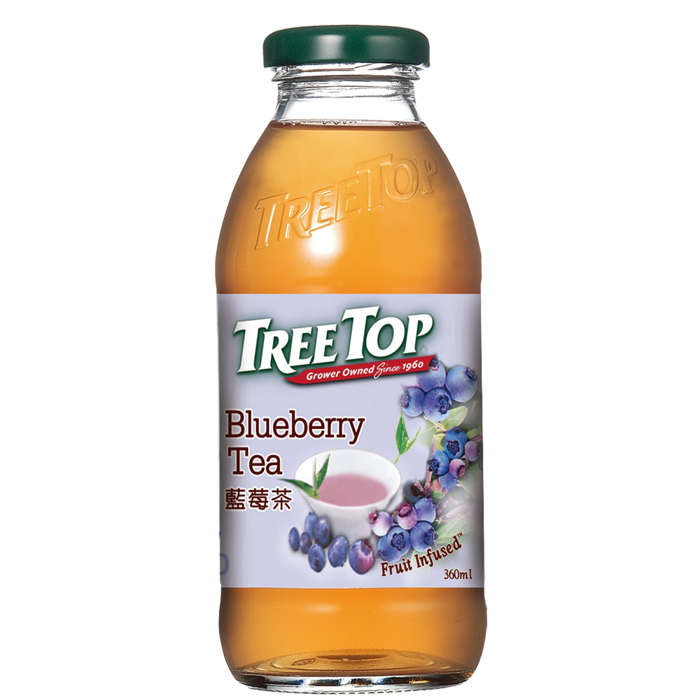 (天母)【樹頂】藍莓茶 360ML 玻璃瓶