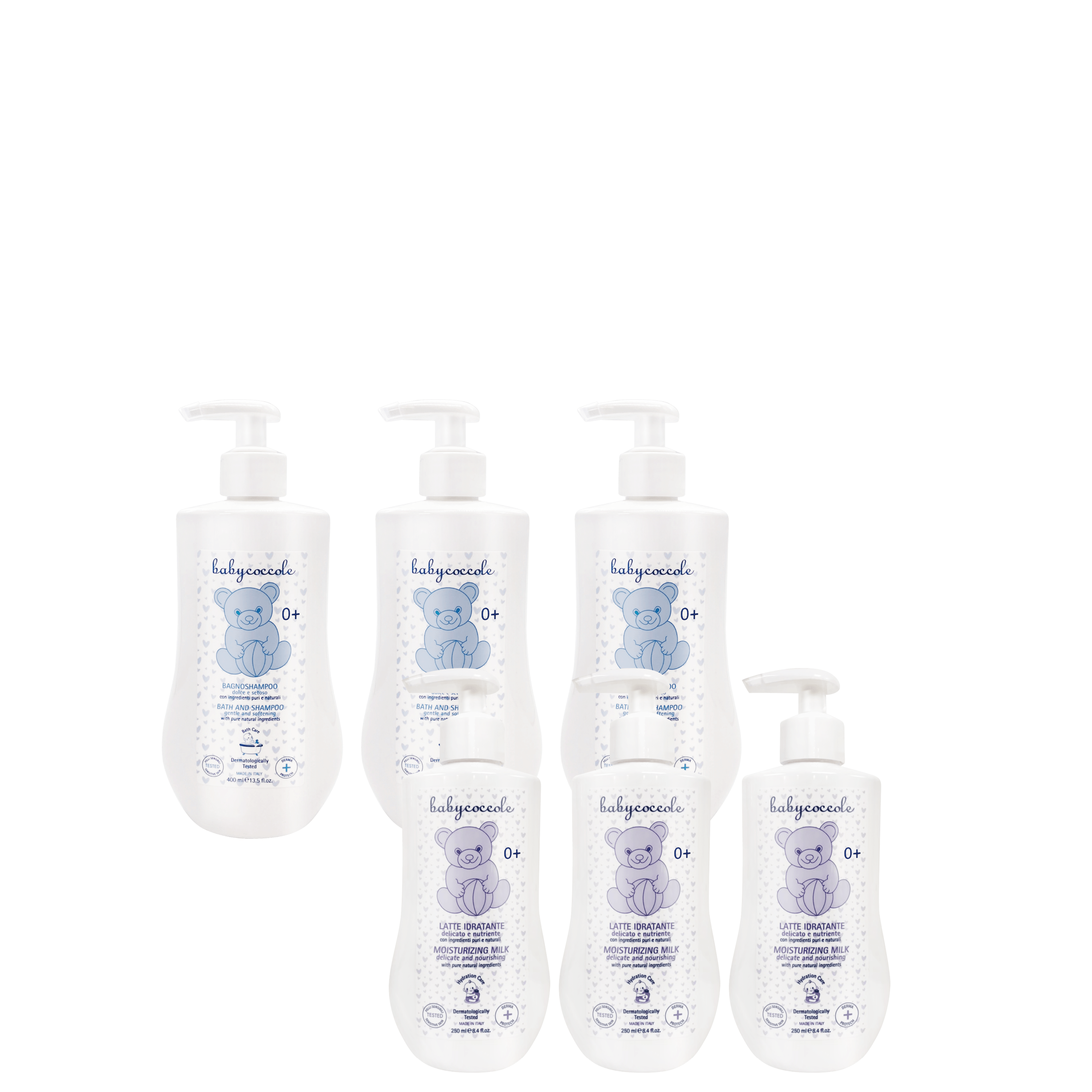 台中店(線上母親節)二合一洗髮沐浴露400ml*3+清爽保濕乳液250ml*3