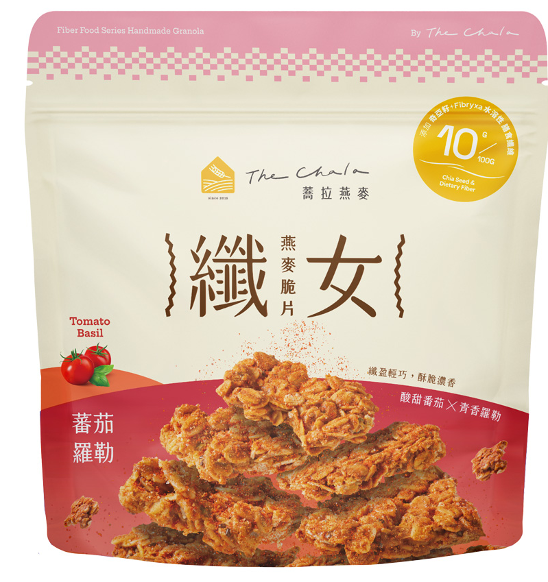 蕎拉燕麥 番茄羅勒纖女燕麥脆片150g