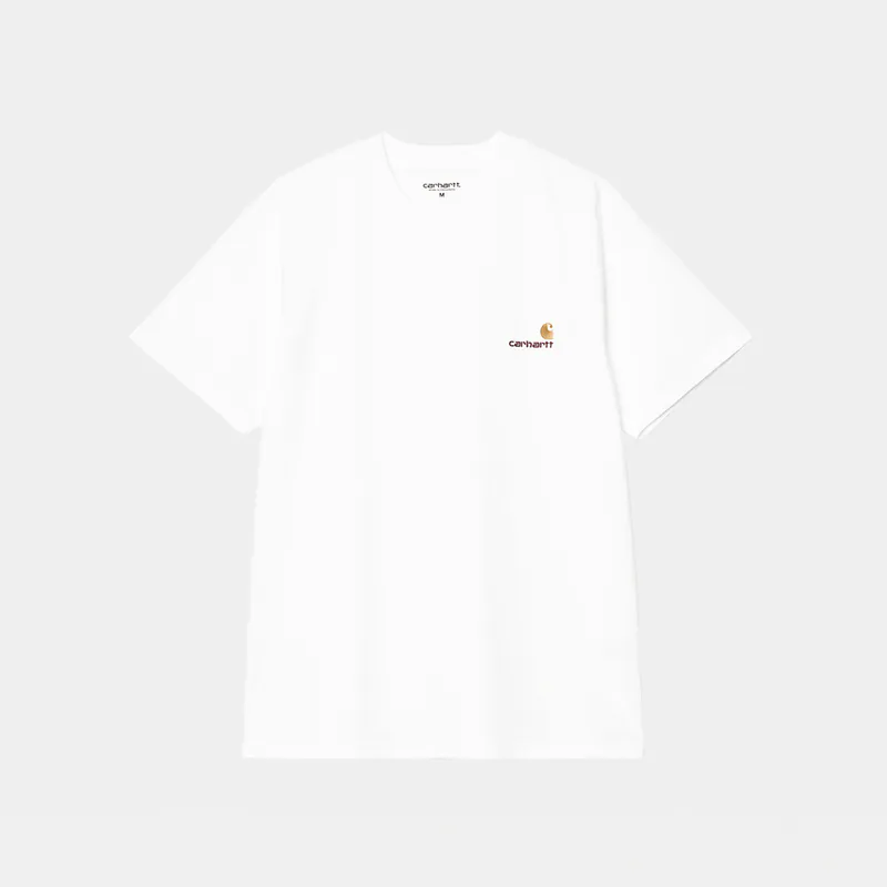 CARHARTT S/S American Script T-Shirt White