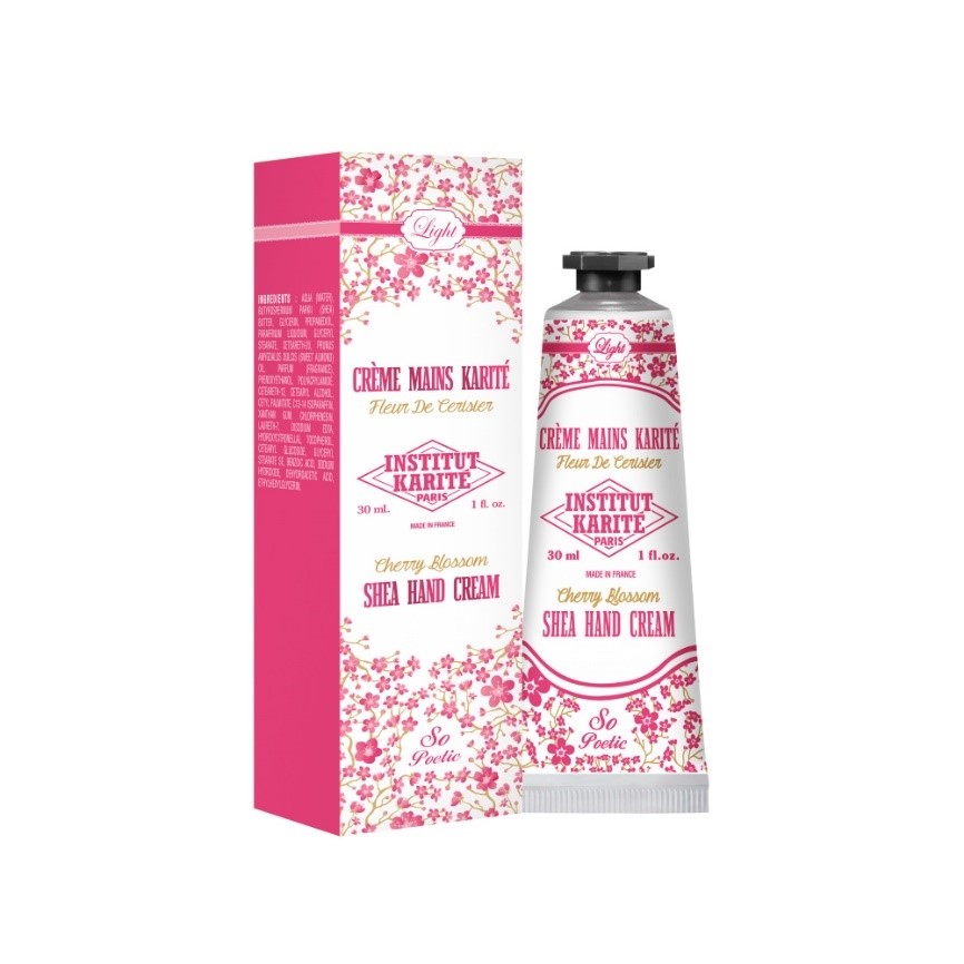 【A4 4F MACADAMIA】Institut Karite Paris 巴黎乳油木櫻花清爽保濕護手霜 30ml