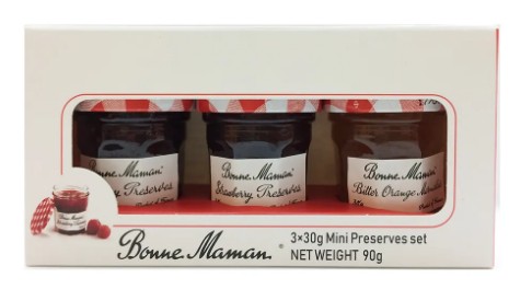【點點划龍舟】BM法國迷你小果醬30g*3入組