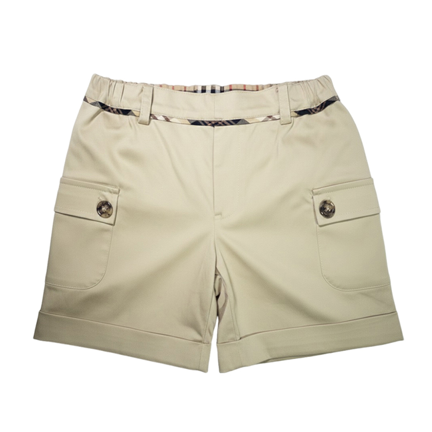 (台中)熊點睛牛仔反摺短褲