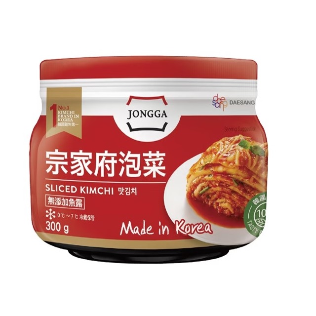 【超市】宗家府泡菜-白菜切塊300g