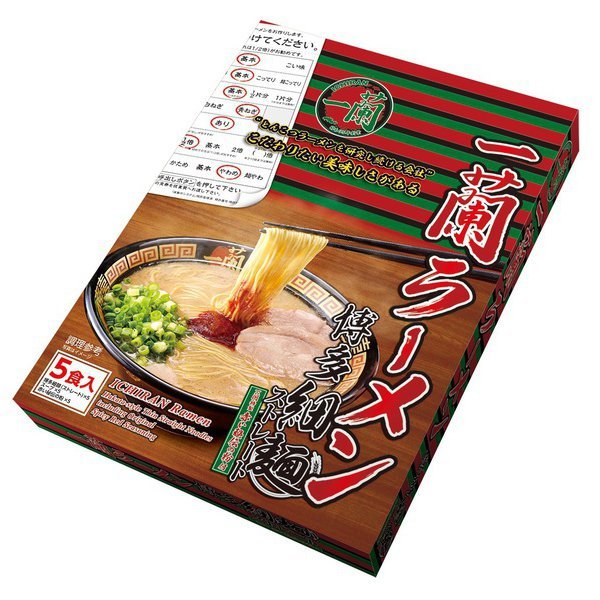 ●【超市TOP30熱銷推薦】一蘭拉麵-博多細麵直條麵（5入）645g