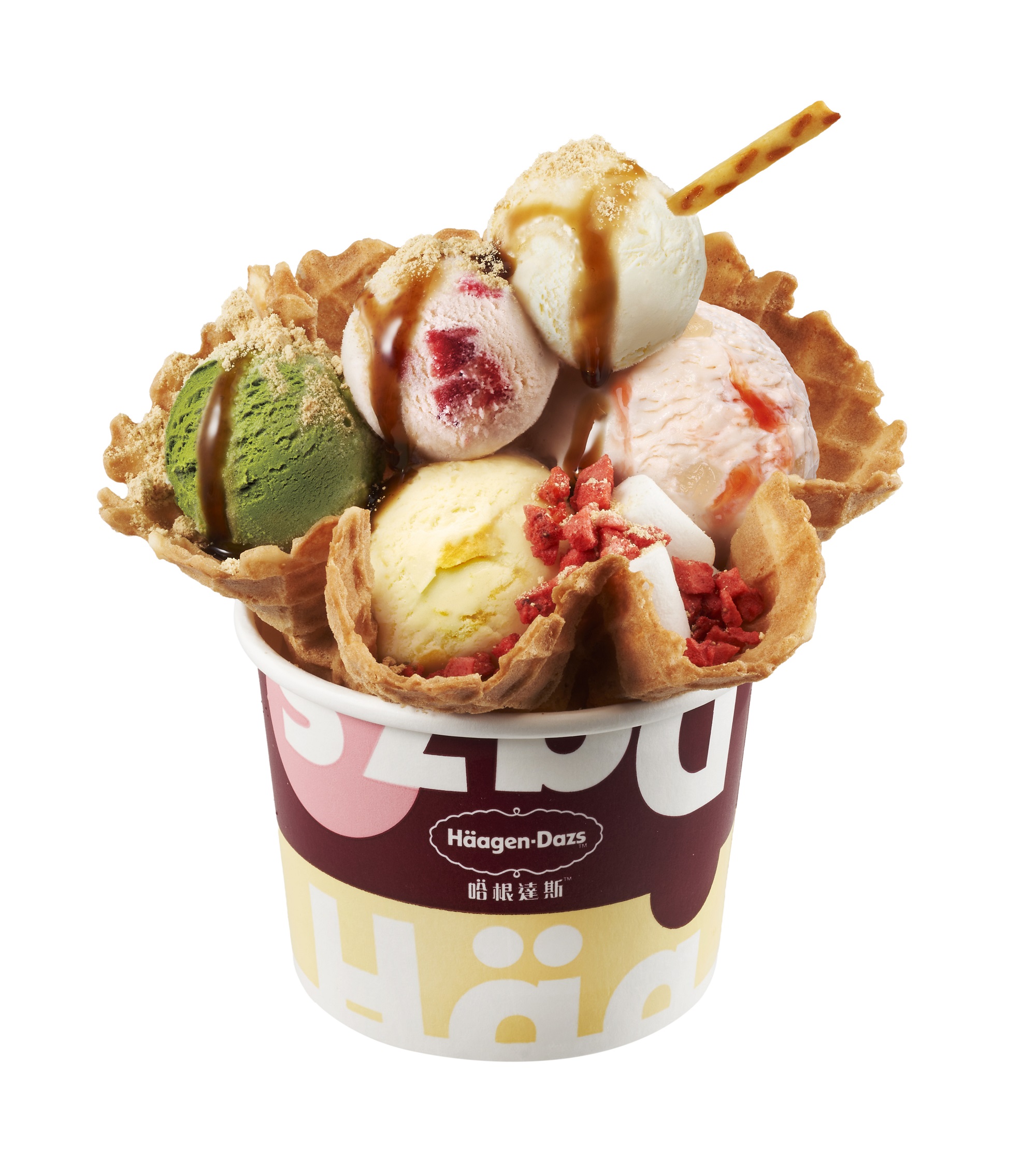 【涼夏點數派對】H&auml;agen-Dazs-草莓麻糬聖代