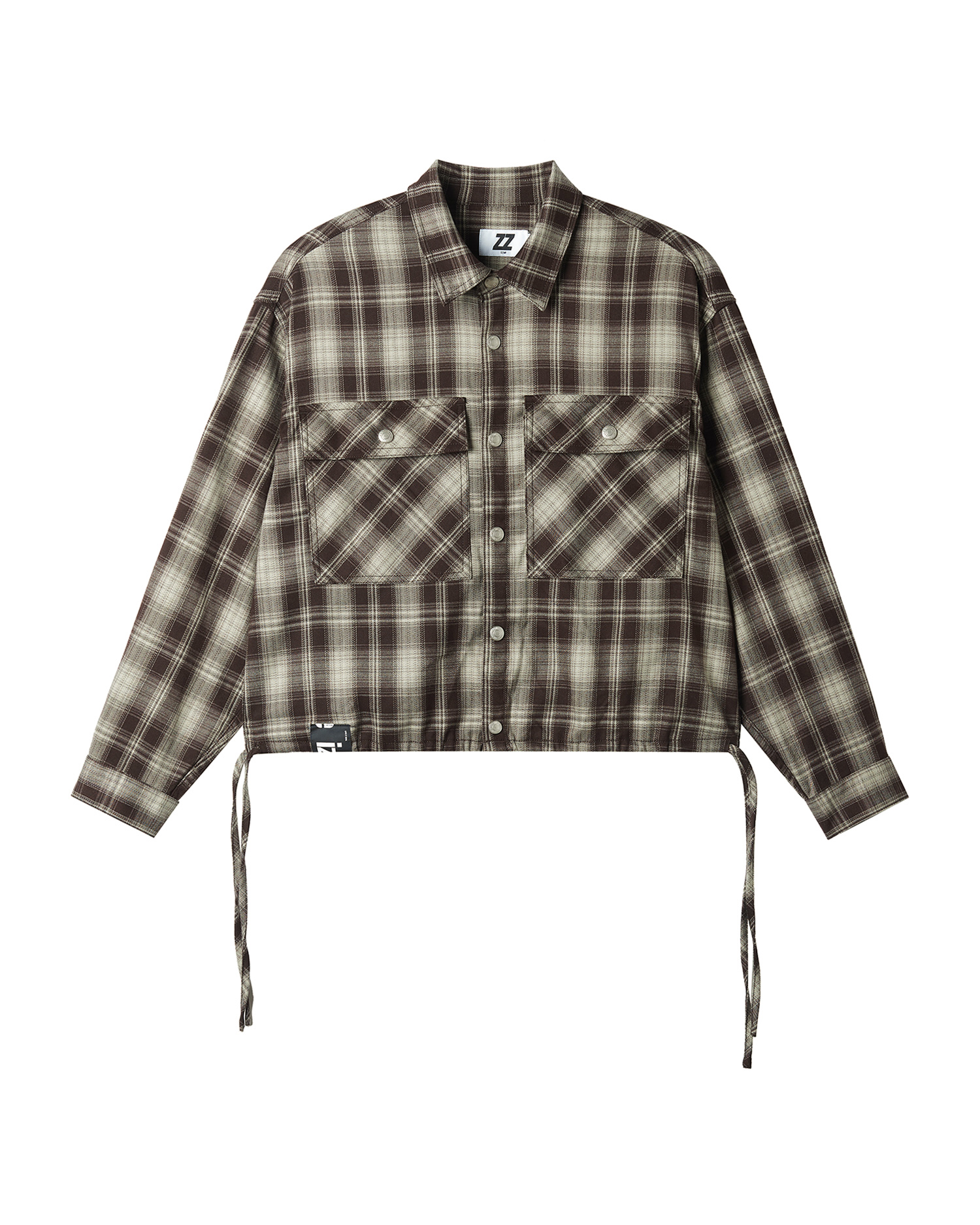 【有點會穿搭】izzue短版沖繩格子襯衫