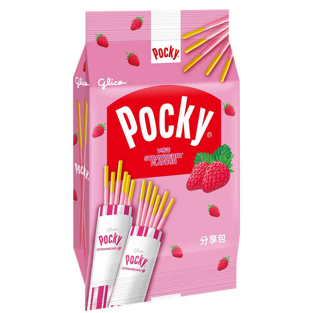 Pocky草莓棒分享包72g