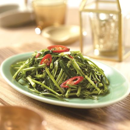 蝦醬空心菜