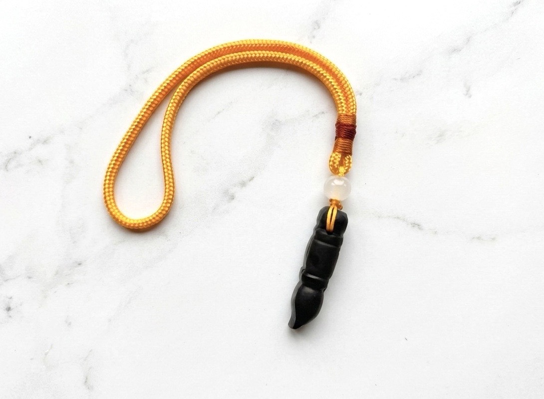 【A4 台灣黑土】步步高升．台灣墨玉文昌筆拋光體驗