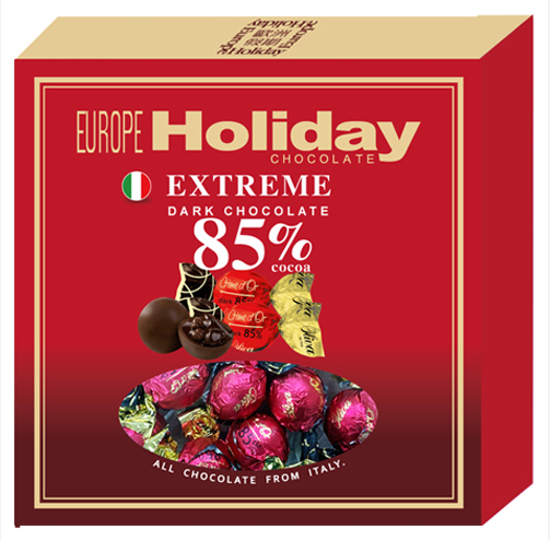 【超市點點好物】歐洲假期85%可可夾心黑巧克力禮盒