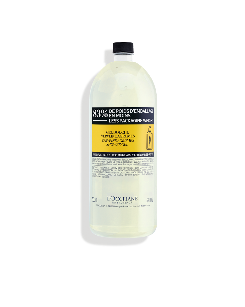 L'OCCITANE-馬鞭草沐浴膠補充瓶500ml