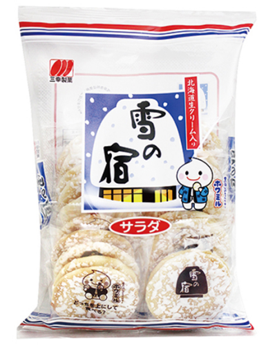 【超市點點好物】三幸雪宿沙拉米果(北海道鮮奶油風味)129g