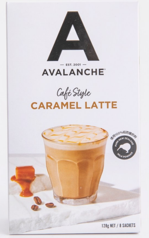【超市點點好物】Avalanche焦糖風味拿鐵即溶咖啡128g