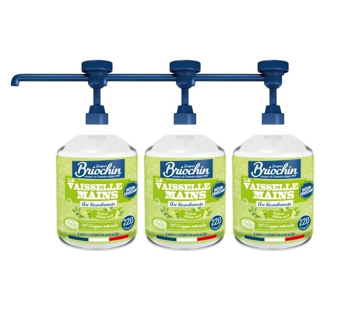 【A11 BRIOCHIN】Jacques Briochin 檸檬小蘇打護手洗碗精500ml 三入組