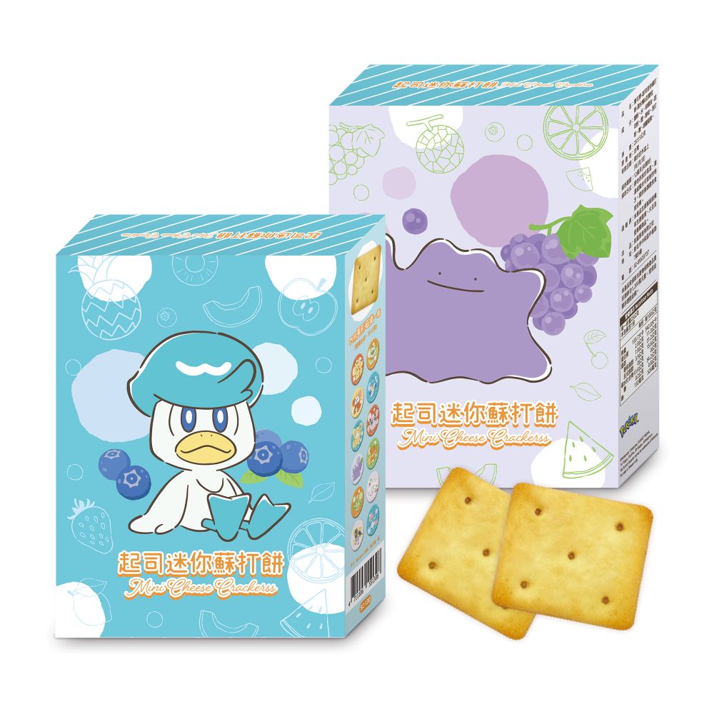 【超市】寶可夢起司迷你蘇打餅25g-潤水鴨＆百變怪