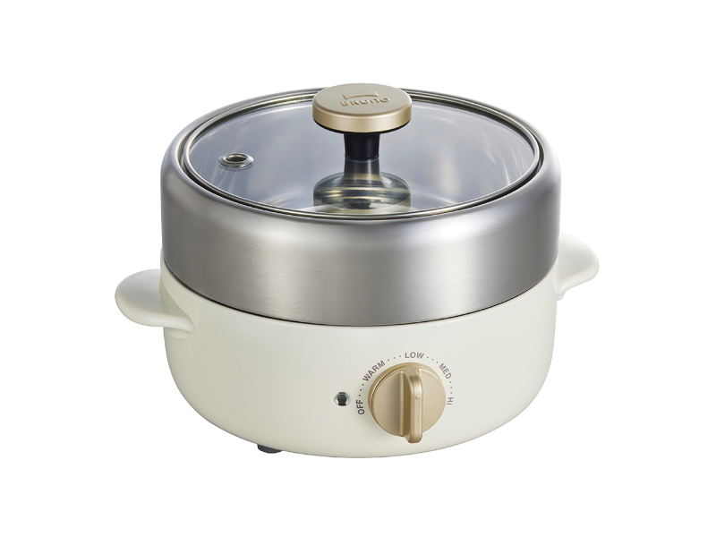 嘉儀 BRUNO獨享美食鍋BOE115 莫藍綠/杏仁白