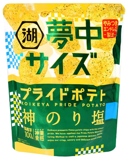 【超市點點好物】湖池屋PRIDE POTATO海苔鹽味薯片102g