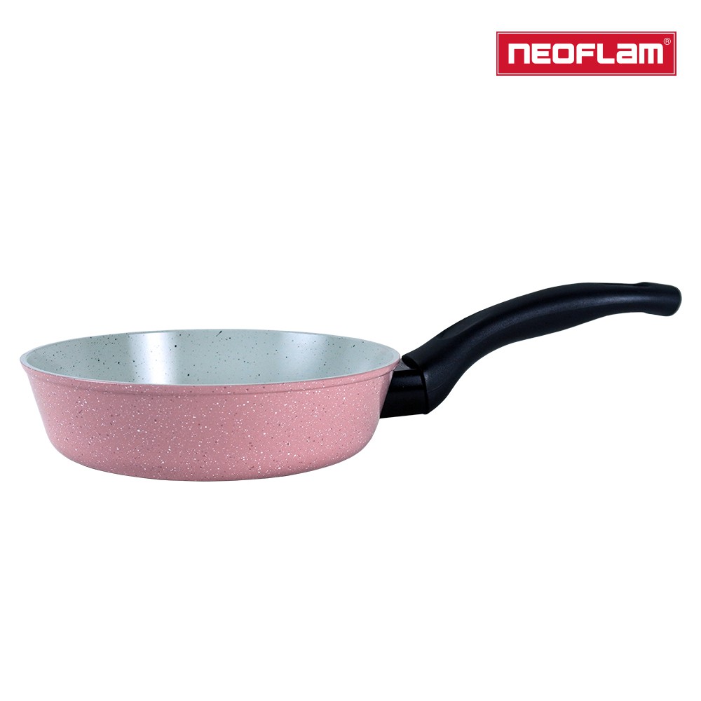 (南西)【媽媽。來點放鬆】 抗菌彩色大理石系列24cm平底鍋