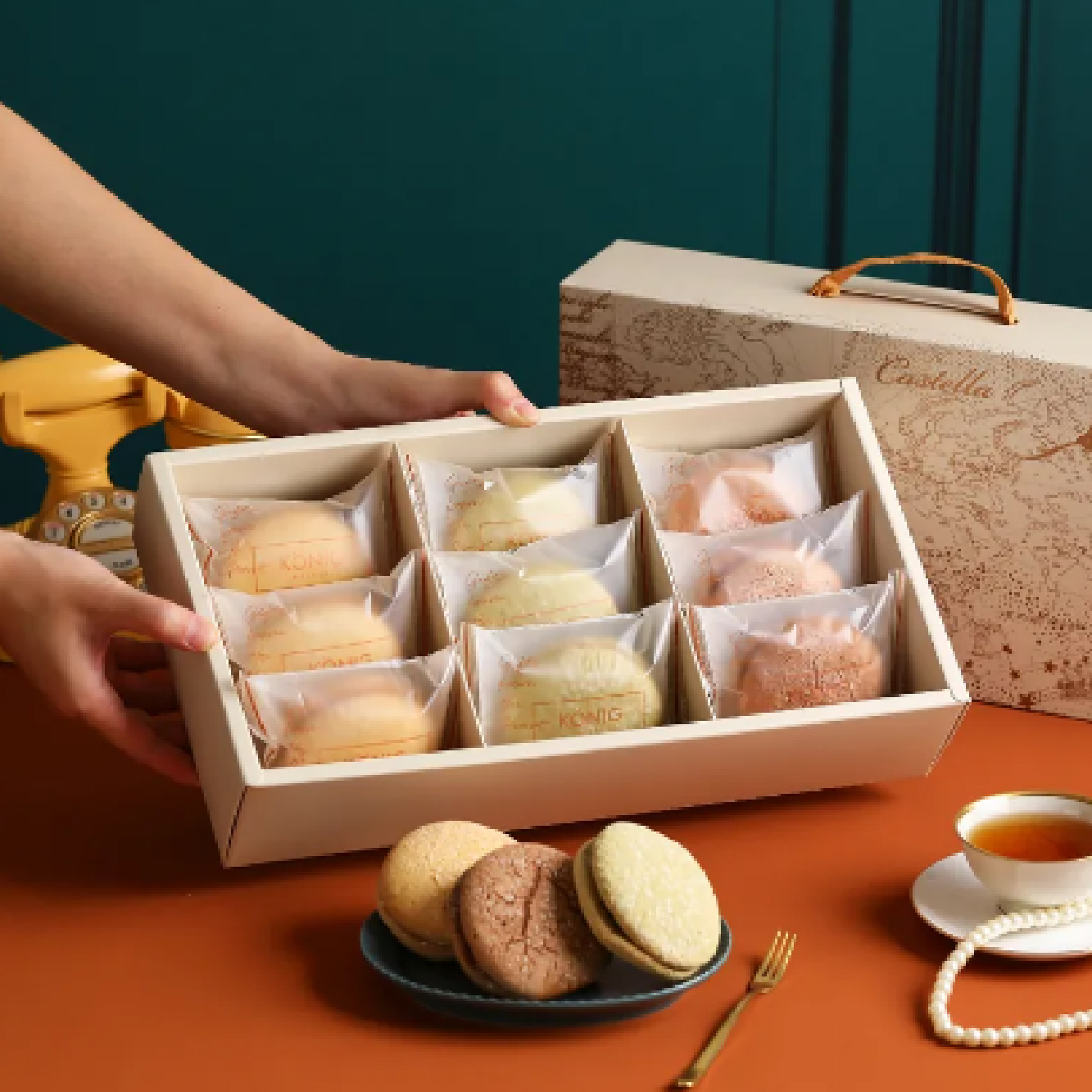 【夏日點數狂潮】金格 法式洋果子九入禮盒B款