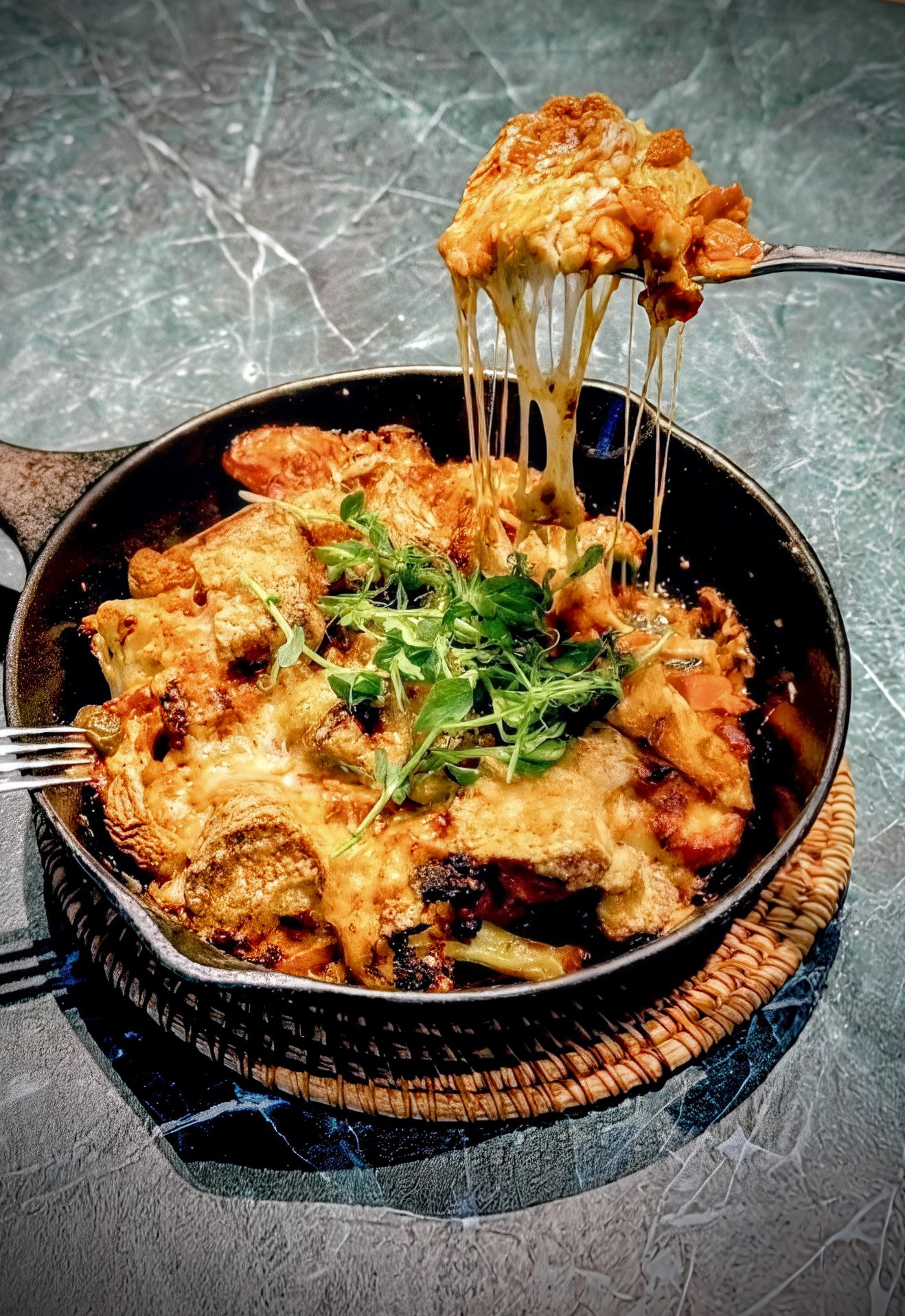 絲絨豆泥蔬菜烤盤